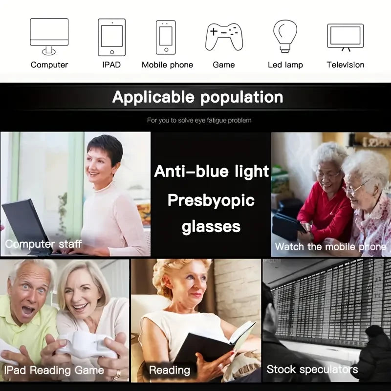 Rimless Adaptive Power Reading Glasses