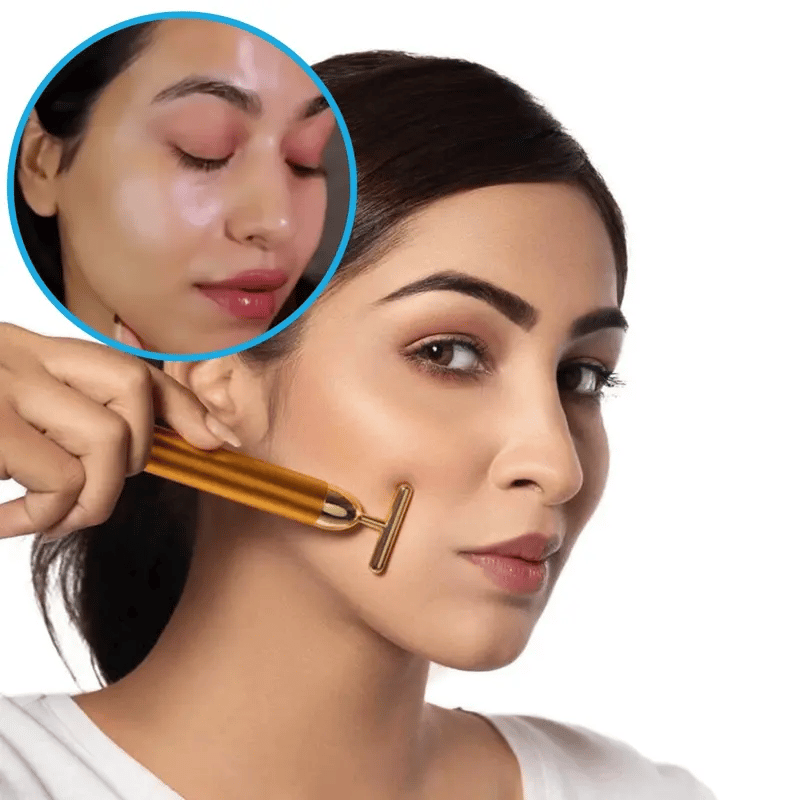 Dr.Veda 24K Gold Electric Facial Massage Roller