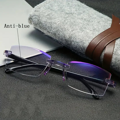 Rimless Adaptive Power Reading Glasses