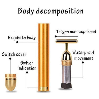 Dr.Veda 24K Gold Electric Facial Massage Roller