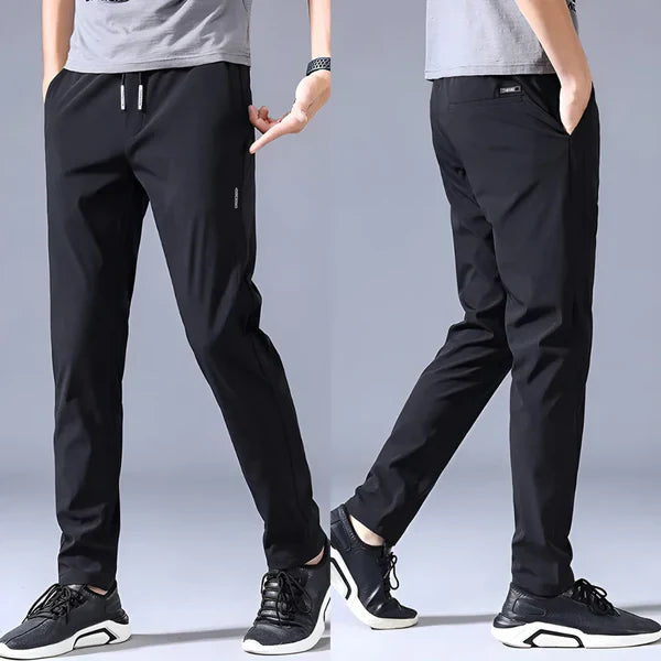 Men’s Premium Comfort Track Pants (BUY 1 GET 1 FREE) – Black & Grey| Stretch Fit, Gymwear & Everyday Wear