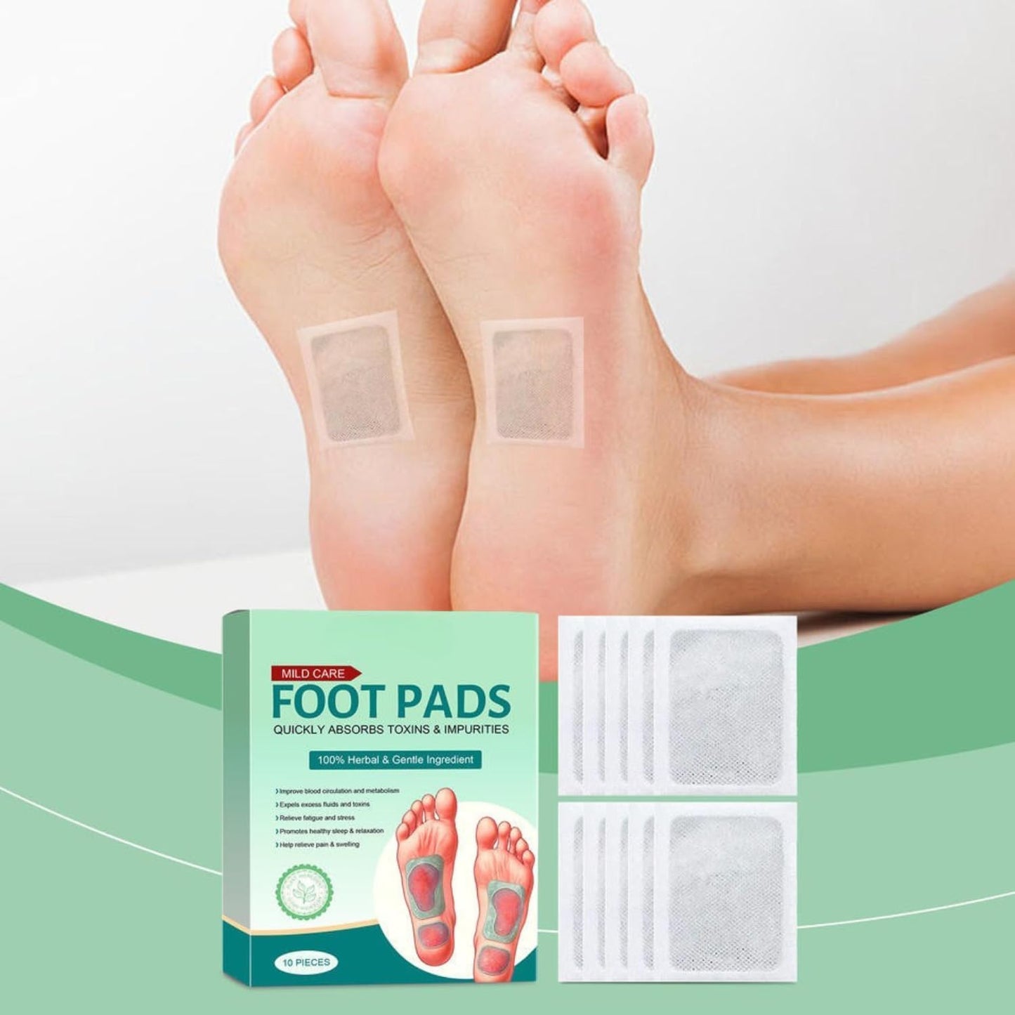 Detox Premium Foot Patches (Pack of 2) 20 Pads