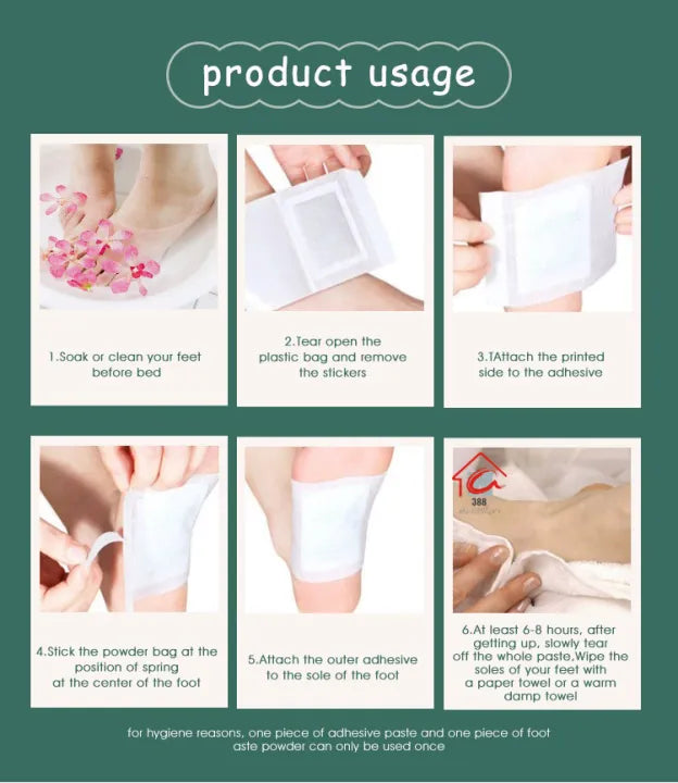 Detox Premium Foot Patches (Pack of 2) 20 Pads