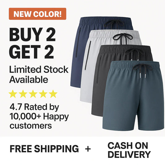 Pack of 4 Special-Offer 😍 Men's Casual Shorts (Premium Quality)