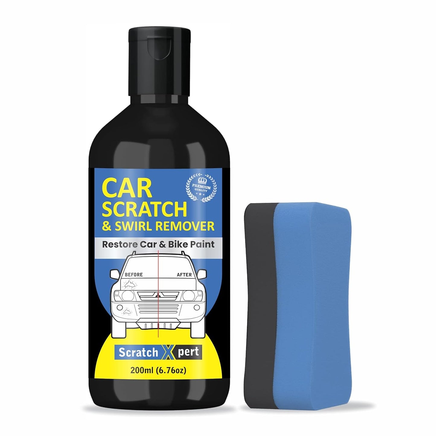 Car Body Scratch Remover for All Colors (Pack of 2)| Ultimate Car Scratch Repair & Scuff Remover| Instant Auto Scratch Fix Kit